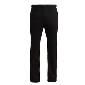AG Adriano Goldschmied Jeans Mens 36x34 Black The Protege Straight Leg Stretch